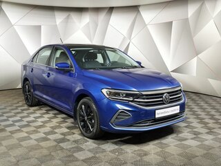 2021 Volkswagen Polo VI, синий, 1549000 рублей, вид 3