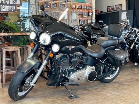 2011 Harley-Davidson Fat Boy, чёрный, 1250000 рублей, вид 4