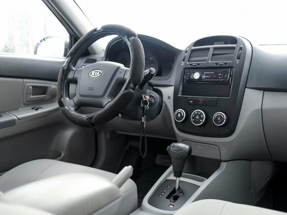 2007 Kia Cerato I Рестайлинг, чёрный, 559000 рублей - вид 9