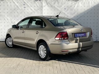 2017 Volkswagen Polo V Рестайлинг, бежевый, 1140000 рублей, вид 5