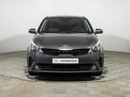 2021 Kia Rio IV Рестайлинг, серый, 1169585 рублей, вид 2