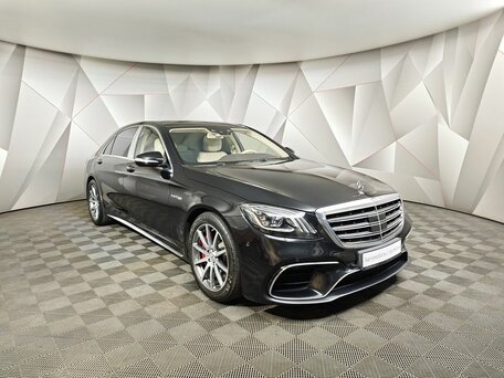 2017 Mercedes-Benz S-Класс AMG 63 AMG Long III (W222, C217) Рестайлинг, чёрный, 7048880 рублей, вид 3
