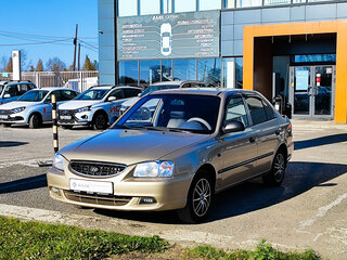 2004 Hyundai Accent ТагАЗ II, бежевый, 340000 рублей, вид 1