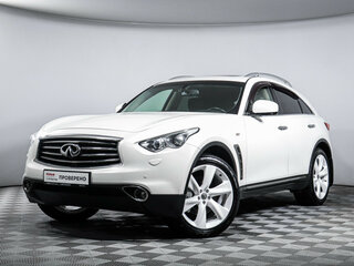 2013 Infiniti FX37 II (S51) Рестайлинг, белый, 2325000 рублей, вид 1
