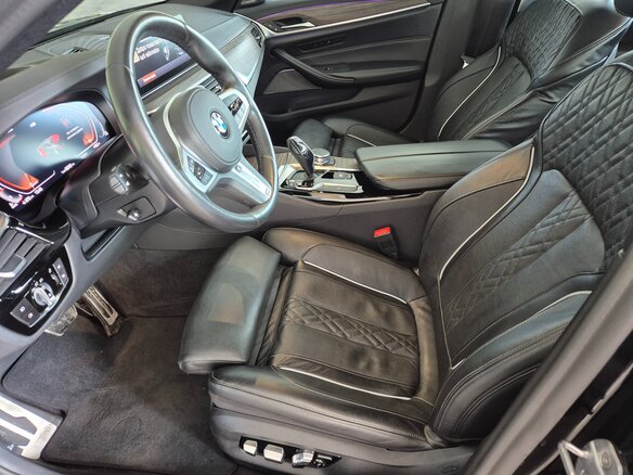 2019 BMW 5 серии 530d xDrive VII (G30/G31/G38), чёрный - вид 6