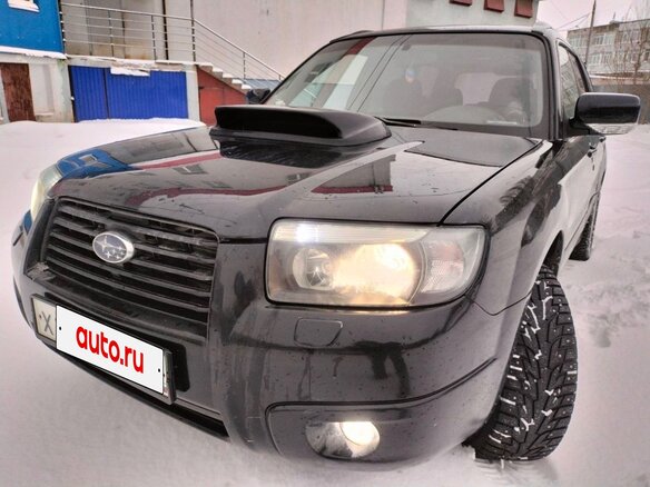 2007 Subaru Forester II Рестайлинг, чёрный, 990000 рублей - вид 2