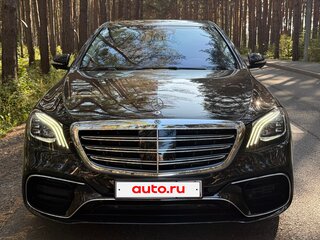 2018 Mercedes-Benz S-Класс 560 Long VI (W222, C217) Рестайлинг, чёрный, 5900000 рублей, вид 4