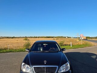 2003 Mercedes-Benz S-Класс 500 7-speed IV (W220) Рестайлинг, синий, 850000 рублей, вид 3