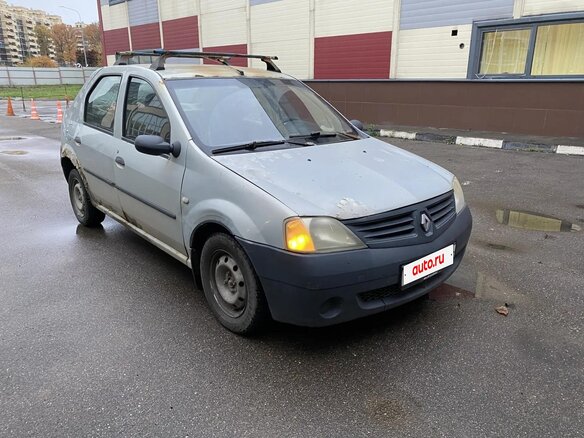 2006 Renault Logan I, серый, 145000 рублей - вид 1