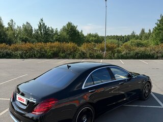 2015 Mercedes-Benz S-Класс 500 Long VI (W222, C217), чёрный, 3150000 рублей, вид 5