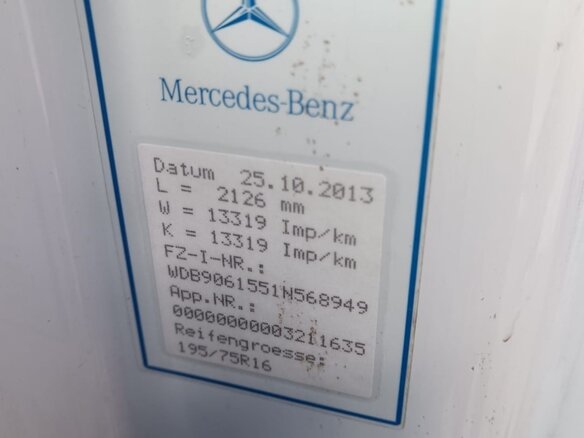 2014 Mercedes-Benz Sprinter, белый, 2400000 рублей - вид 16