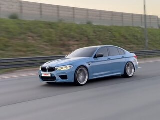 2019 BMW M5 Competition VI (F90), синий, 6500000 рублей, вид 2