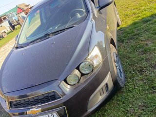 2012 Chevrolet Aveo II, чёрный, 490000 рублей, вид 2