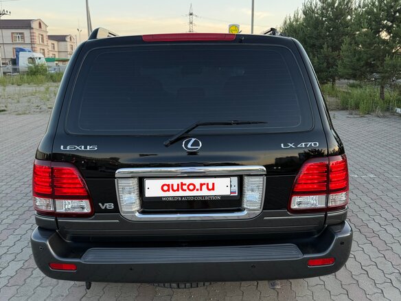 2007 Lexus LX 470 II Рестайлинг, чёрный, 2990000 рублей - вид 2