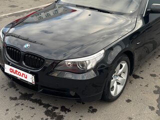 2006 BMW 5 серии 525i V (E60/E61), чёрный, 1700000 рублей, вид 2