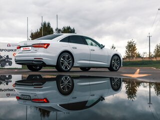 2018 Audi A6 55 TFSI V (C8), белый, 4750000 рублей, вид 5