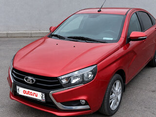 2017 Lada (ВАЗ) Vesta I, красный, 730000 рублей, вид 5