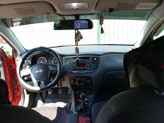 2010 Kia Rio II Рестайлинг, красный, 495000 рублей, вид 3
