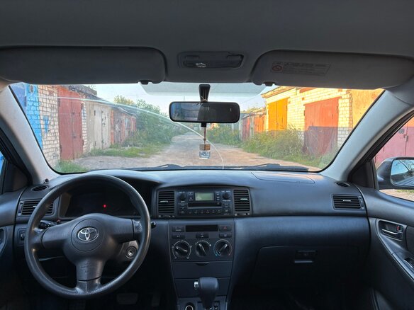 2004 Toyota Corolla IX (E120, E130) Рестайлинг, чёрный - вид 8