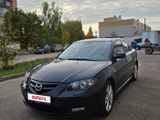 2008 Mazda 3 4-speed I (BK) Рестайлинг, чёрный, 695000 рублей, вид 1