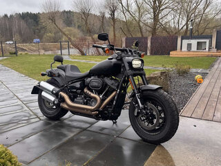 2019 Harley-Davidson Fat Bob, серый, 1700000 рублей, вид 3
