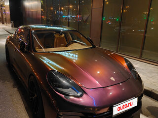 2014 Porsche Panamera Turbo I Рестайлинг, золотистый, 4500000 рублей, вид 3
