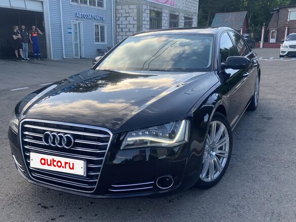 2011 Audi A8 Long III (D4), чёрный, 1999000 рублей - вид 1