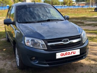 2013 Lada (ВАЗ) Granta I, серый, 380000 рублей, вид 1