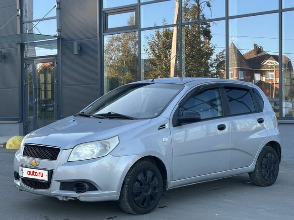 2009 Chevrolet Aveo I Рестайлинг, серебристый, 339000 рублей