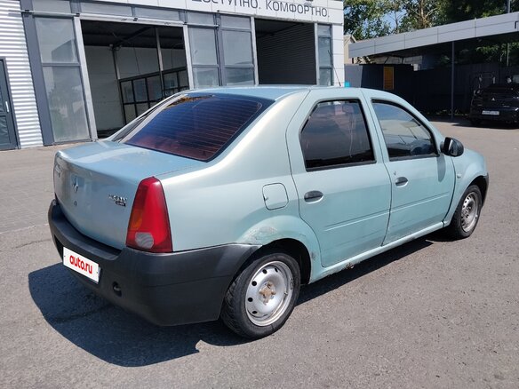 2006 Renault Logan I, зелёный, 90000 рублей - вид 6