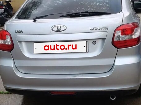 2015 Lada (ВАЗ) Granta I, серебристый, 530000 рублей, вид 2