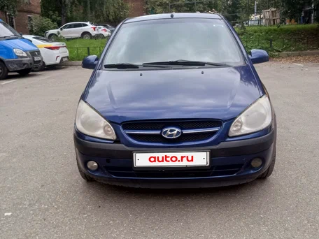 2008 Hyundai Getz I Рестайлинг, синий, 370000 рублей, вид 1