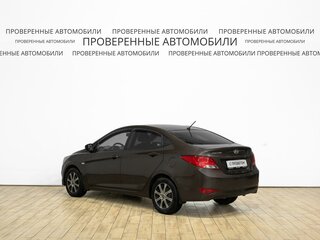 2016 Hyundai Solaris I Рестайлинг, коричневый, 830000 рублей, вид 4