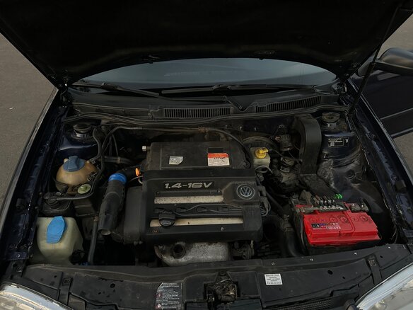 1998 Volkswagen Golf IV, синий, 225000 рублей - вид 13