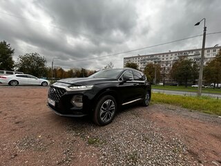 2019 Hyundai Santa Fe IV, чёрный, 3200000 рублей, вид 1