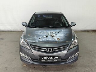 2014 Hyundai Solaris I Рестайлинг, серый, 780000 рублей, вид 2