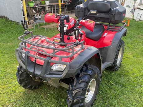 2009 Honda TRX 500 (Foreman), красный, 600000 рублей, вид 2