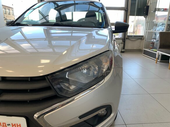 2019 Lada (ВАЗ) Granta I Рестайлинг, серебристый, 480000 рублей - вид 1