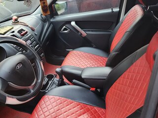 2019 Lada (ВАЗ) Granta I Рестайлинг, красный, 650000 рублей, вид 3