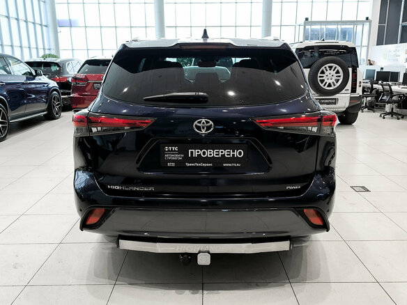 2021 Toyota Highlander IV (XU70), синий, 4750000 рублей - вид 5