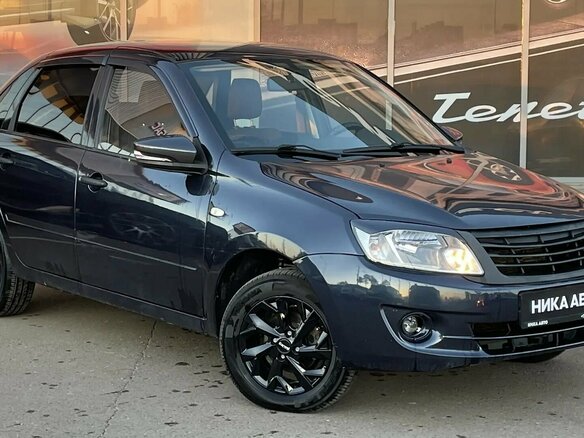 2012 Lada (ВАЗ) Granta I, синий, 300000 рублей - вид 8