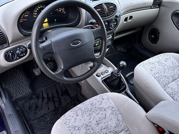 2008 Lada (ВАЗ) Kalina I, синий, 410000 рублей - вид 5