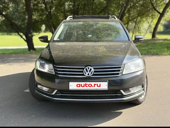2012 Volkswagen Passat B7, чёрный, 950000 рублей - вид 1