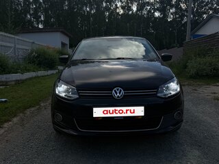 2013 Volkswagen Polo V, чёрный, 800000 рублей, вид 3