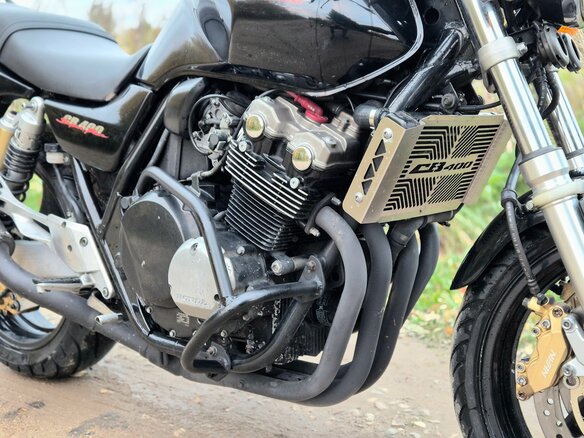 2001 Honda CB 400 Super Four, чёрный, 275000 рублей - вид 8