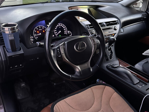 2013 Lexus RX 270 III Рестайлинг, золотистый, 1900000 рублей - вид 7