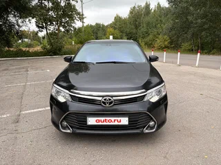 2016 Toyota Camry VII (XV50) Рестайлинг, чёрный, 2100000 рублей, вид 1