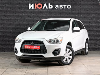 2014 Mitsubishi ASX I Рестайлинг, белый, 1200000 рублей, вид 1