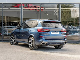 2019 BMW X5 M50d IV (G05/G18), синий, 5187000 рублей, вид 3