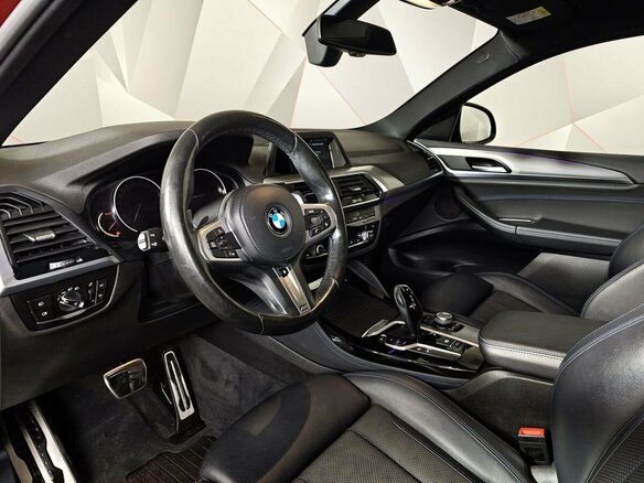 2019 BMW X4 20d II (G02), красный, 4490000 рублей - вид 11